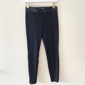 Bailey 44 Ponte Pants with Ankle Lace-Up Detail